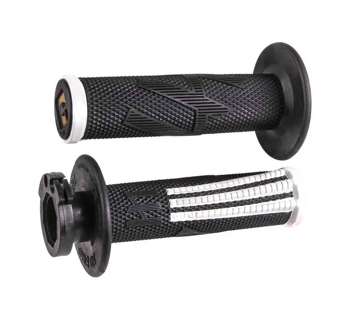 ODI gripy OFF ROAD EMIG PRO V2 LOCK-ON GRIP barva černá bílá ( )