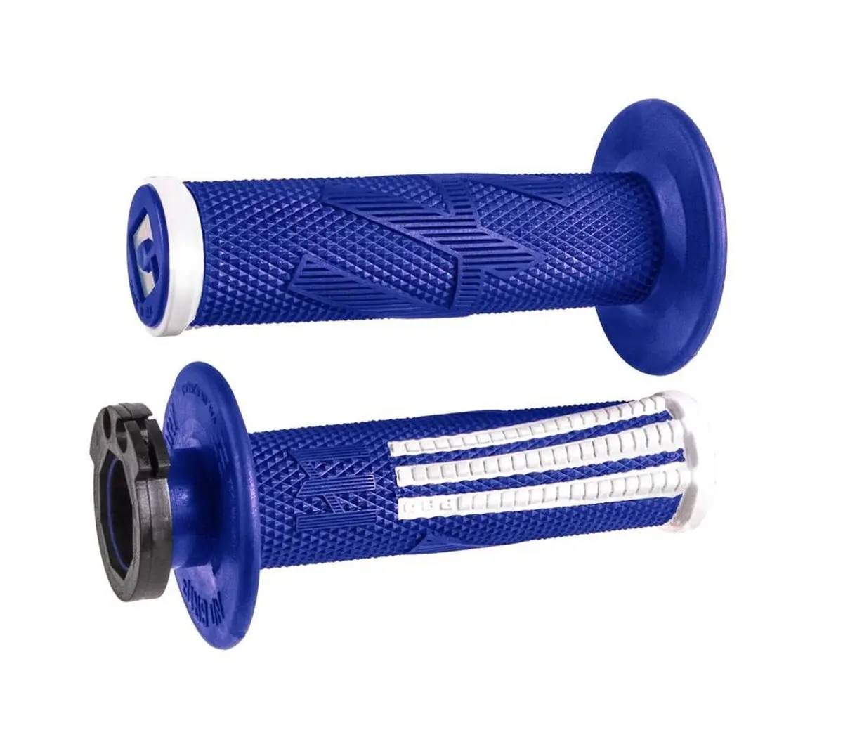 ODI gripy OFF ROAD EMIG PRO V2 LOCK-ON GRIP barva modrá bílá ( )