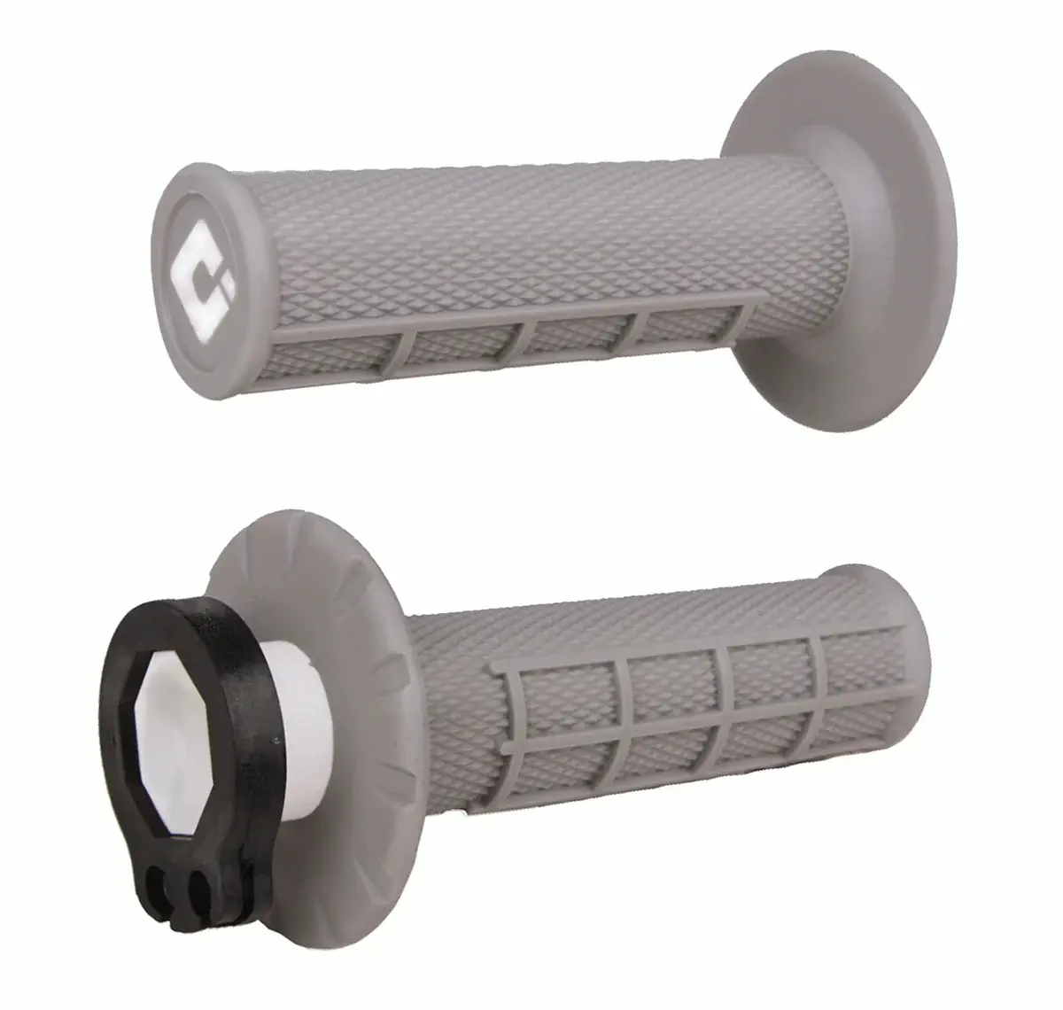 ODI gripy OFF ROAD HALF WAFFLE MX V2 LOCK-ON GRIP barva šedá ( )