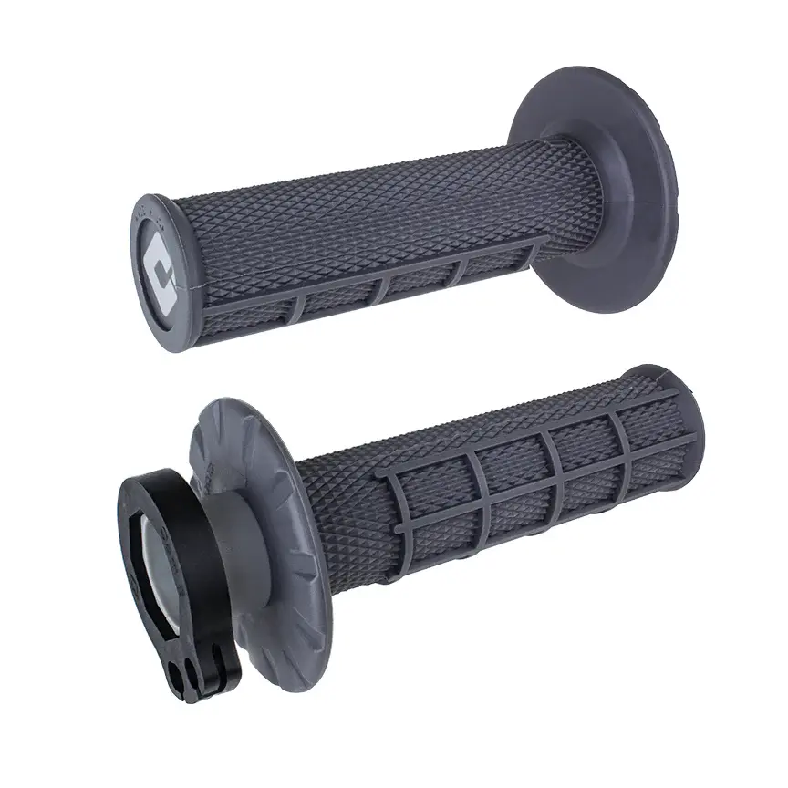 ODI gripy OFF ROAD HALF WAFFLE MX V2 LOCK-ON GRIP barva grafitová ( )