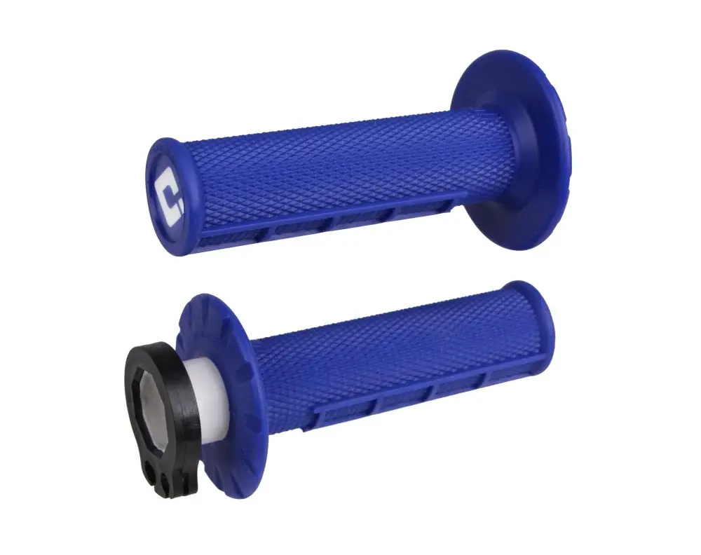 ODI gripy OFF ROAD HALF WAFFLE MX V2 LOCK-ON GRIP barva modrá ( )