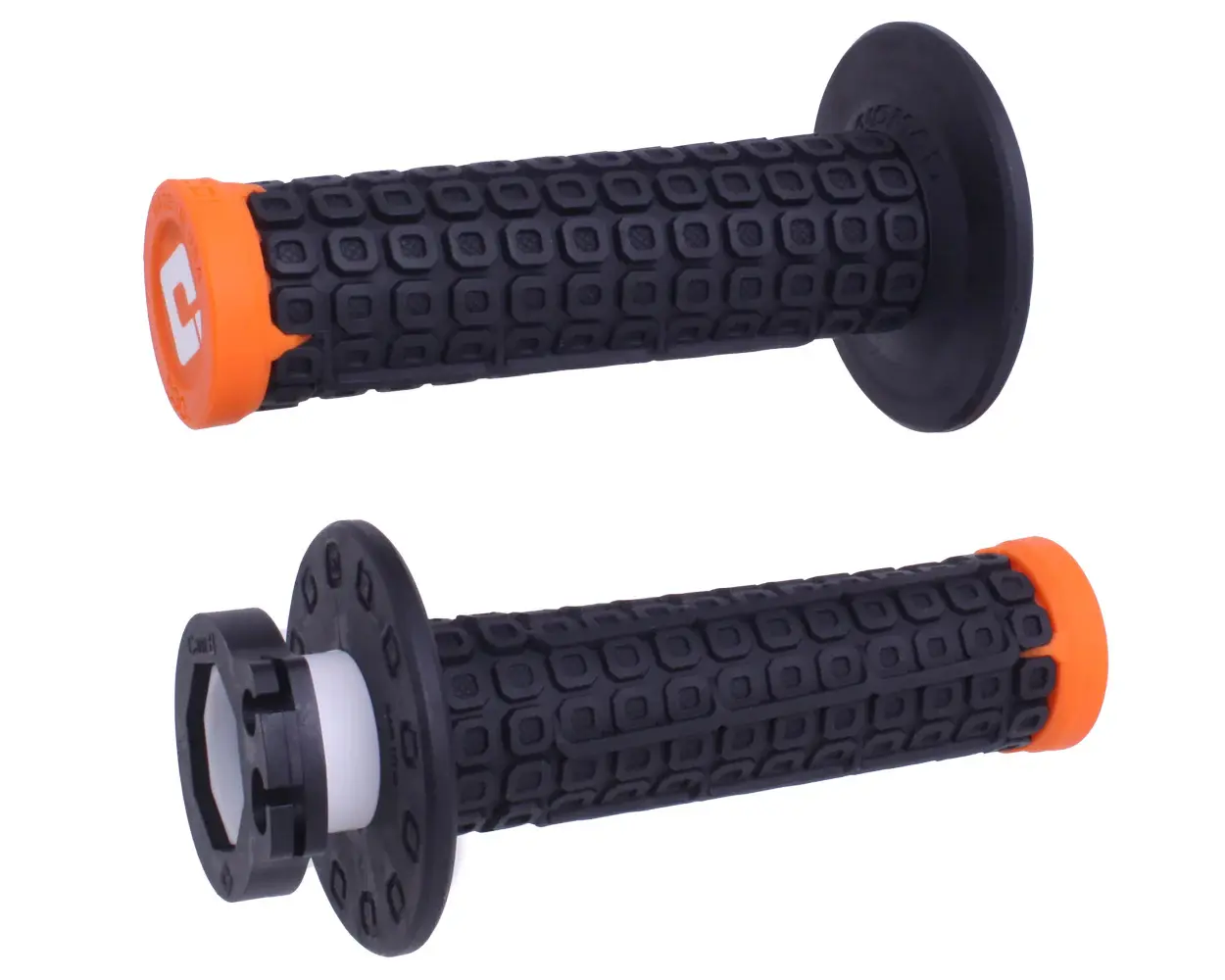 ODI gripy OFF ROAD NOMAD MX V2 LOCK-ON GRIP barva černá oranžová ( )