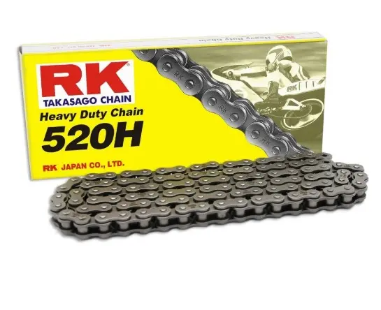 RK hnací řetěz 520H-110 spona (CL) v sadě barva STANDARD (objem: do 250 ccm) ( )