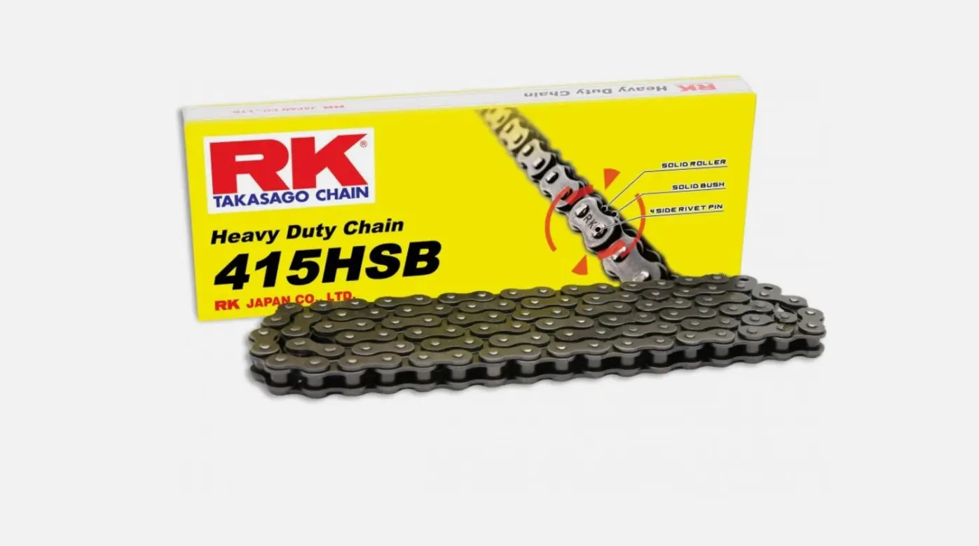 RK hnací řetěz 415HSB-136 spona (CL) v sadě barva STANDARD (objem: do 110 ccm) ( )