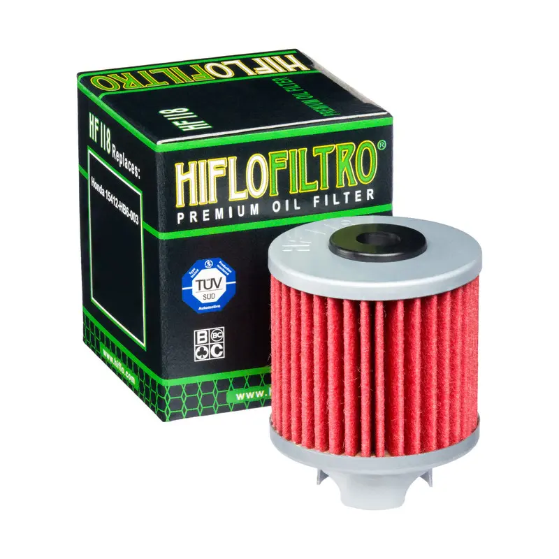 HIFLO olejový filtr HF 118 HONDA ATC 125 86-87, TRX 125 87-88, PIT BIKES (50) ( )