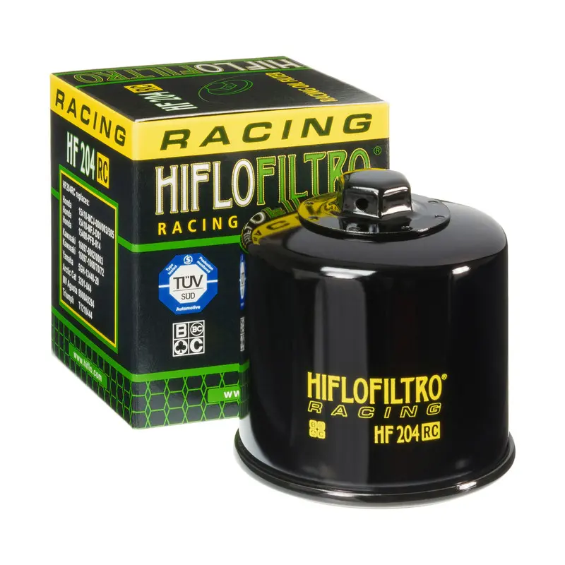 HIFLO olejový filtr HF 204 závodní HONDA/ KAWASAKI/ YAMAHA víčko 17mm (50) (HIFLO olejový filtr HF 204 závodní HONDA/ KAWASAKI/ YAMAHA víčko 17mm)