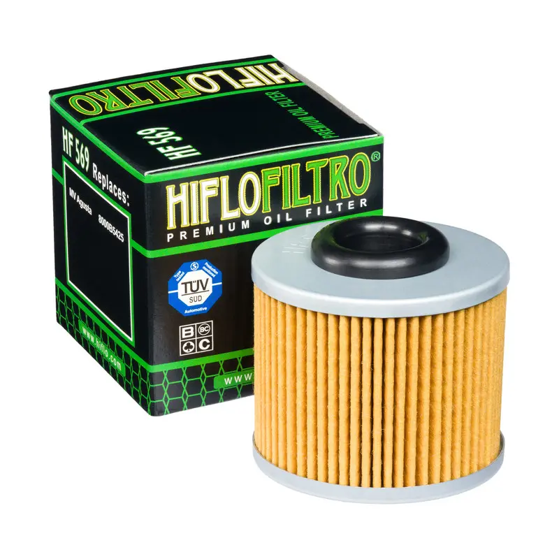 HIFLO olejový filtr HF 569 MV AUGUSTA (OEM 8000B5425) (50) (HIFLO olejový filtr HF 569 MV AUGUSTA (OEM 8000B5425) (50))