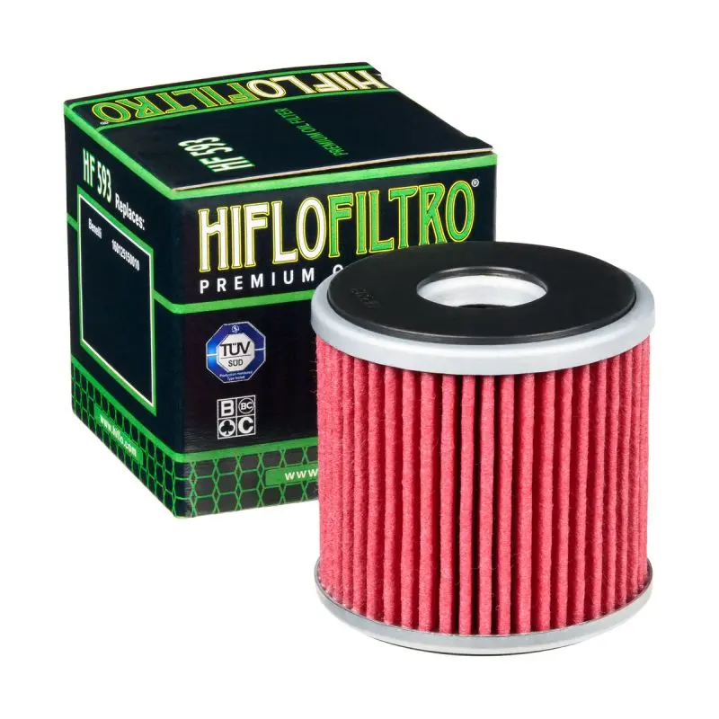 HIFLO olejový filtr HF 593 BENELLI BN 250 '16-'18, TRK 250 '18-'24, LEONCIO 250 '18 (OEM: 160125150010) ( )