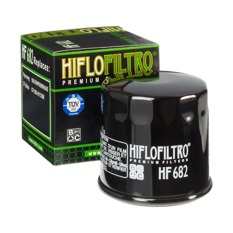 HIFLO olejový filtr HF 682 HYOSUNG TE 450 (ATV) '08-'11, CF MOTO CF 450 MT/NK/SR '23-'24, CF 650 MT/NK/TK '14-'24, QUADZILLA 500/600, BENELLI TRK