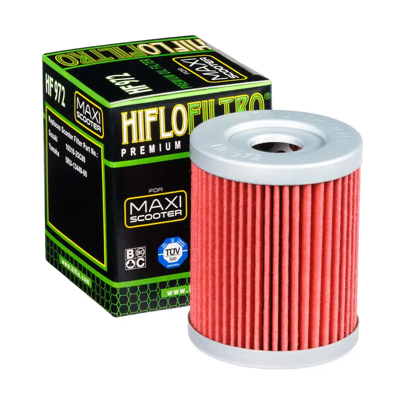 HIFLO olejový filtr HF 972 SUZUKI AN 250/400, YAMAHA YP 400 (50) (HIFLO olejový filtr HF 972 SUZUKI AN 250/400, YAMAHA YP 400 (50))