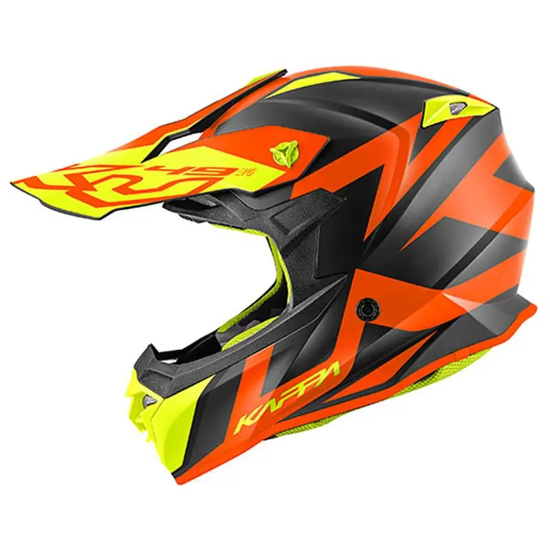 KAPPA přilba KV49 EVO GREAT CROSS barva černá MAT/oranžová vel. 60/L (homologace ECE 22R06) ( )