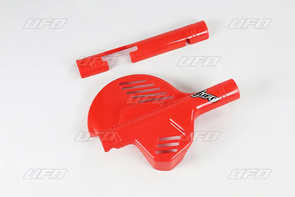 UFO kryt brzdového kotouče přední HONDA CR 125 85-89, CR 250 85-88, CR 500 85-88 barva červená (UFO RED) (UFO kryt brzdového kotouče přední HONDA CR)