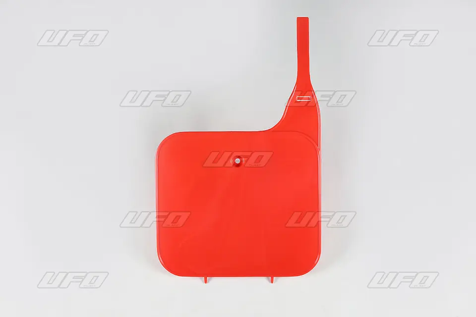 UFO tabulka na startovací číslo HONDA CR 125/250/500 87-94 barva červená (UFO RED) (UFO tabulka na startovací číslo HONDA CR 125/250/500 87-94 barva)