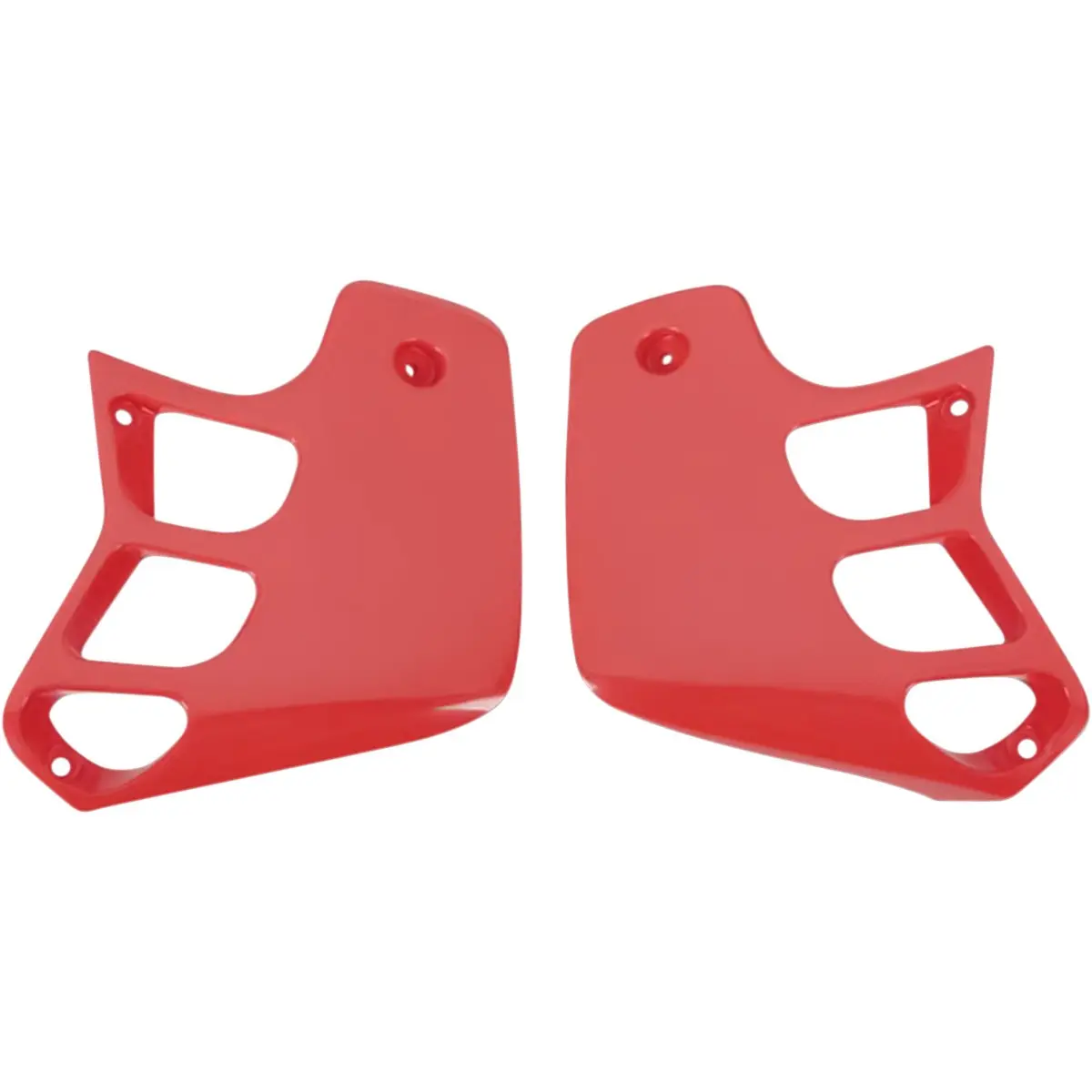 UFO kryty chladiče HONDA CR 125 89-90, CR 250 88-89 barva červená (UFO RED) (UFO kryty chladiče HONDA CR 125 89-90, CR 250 88-89 barva červená (UFO)