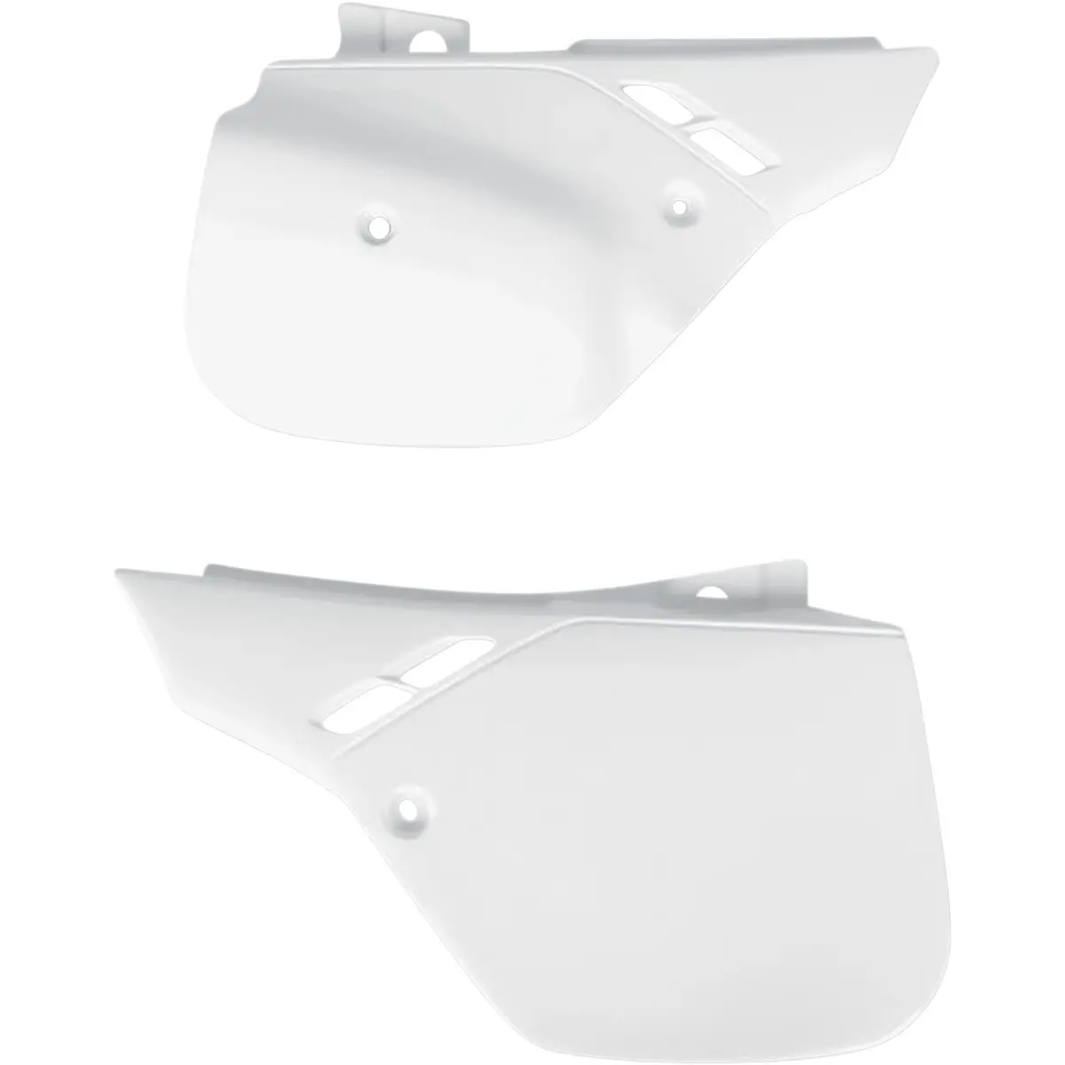 UFO boční tabulky HONDA CR 125/500 89-90, CR 250 88-89 barva bílá (UFO boční tabulky HONDA CR 125/500 89-90, CR 250 88-89 barva bílá)