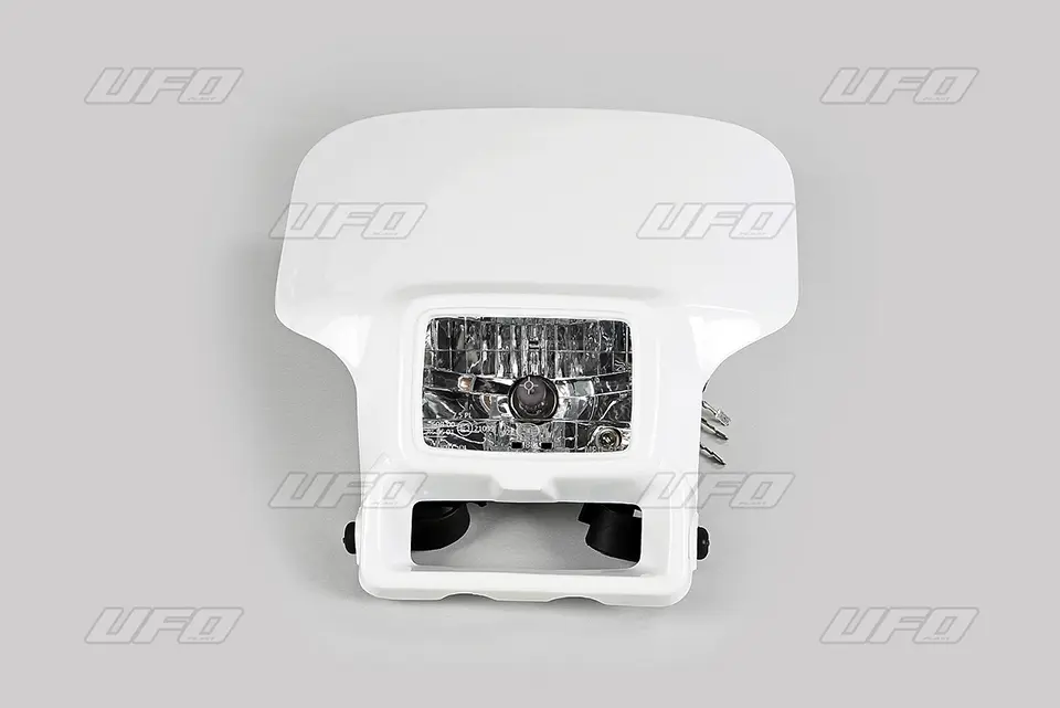 UFO přední světlo halogen HONDA XR 250/400R barva bílá (originální vzor) (UFO přední světlo halogen HONDA XR 250/400R barva bílá (originální vzor))