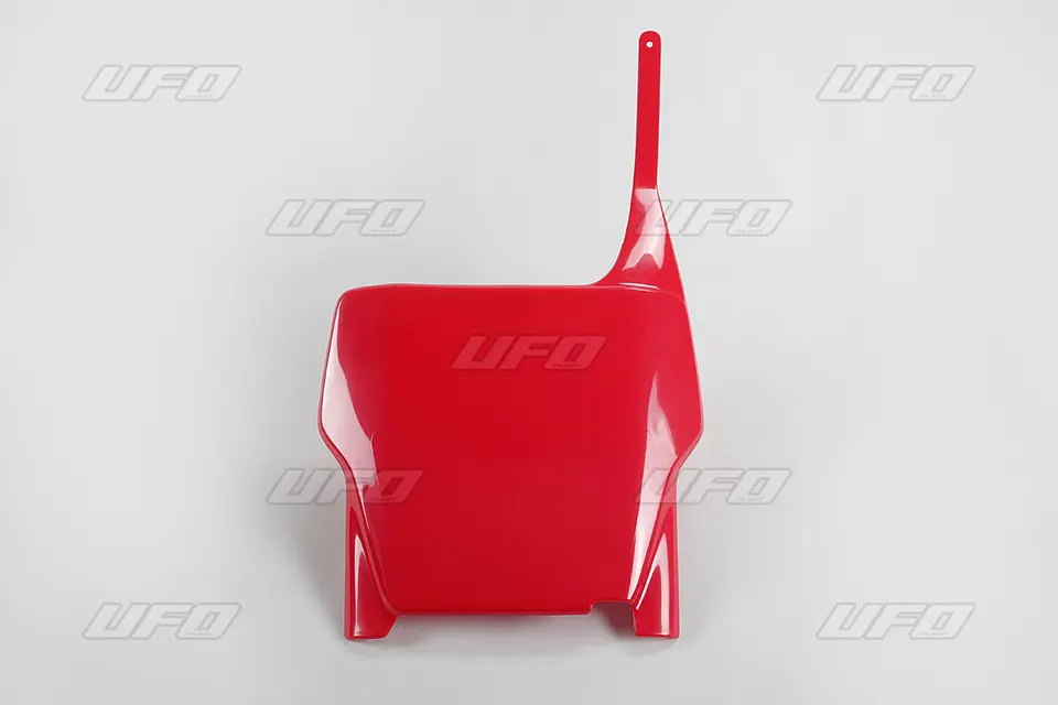 UFO tabulka na startovací číslo HONDA CR 125/250 04-07, CRF 250/450 04-07 barva červená (UFO tabulka na startovací číslo HONDA CR 125/250 04-07, CRF)