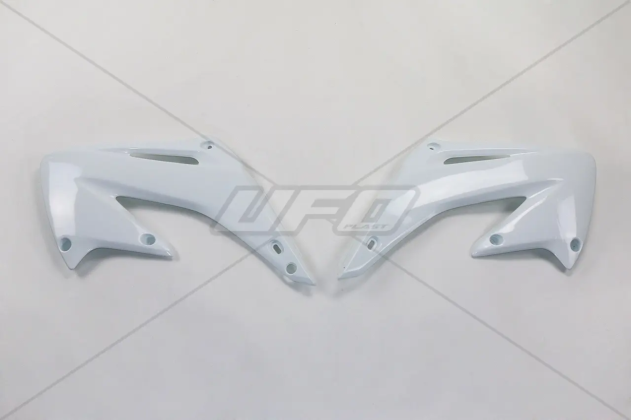 UFO kryty chladiče HONDA CR 125/250 02-07 barva bílá (UFO kryty chladiče HONDA CR 125/250 02-07 barva bílá)