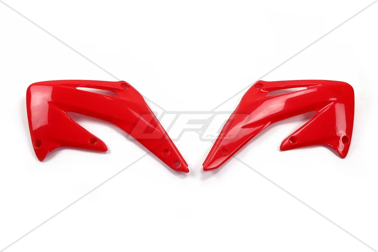 UFO kryty chladiče HONDA CRF 450R 02-04 barva červená (UFO kryty chladiče HONDA CRF 450R 02-04 barva červená)