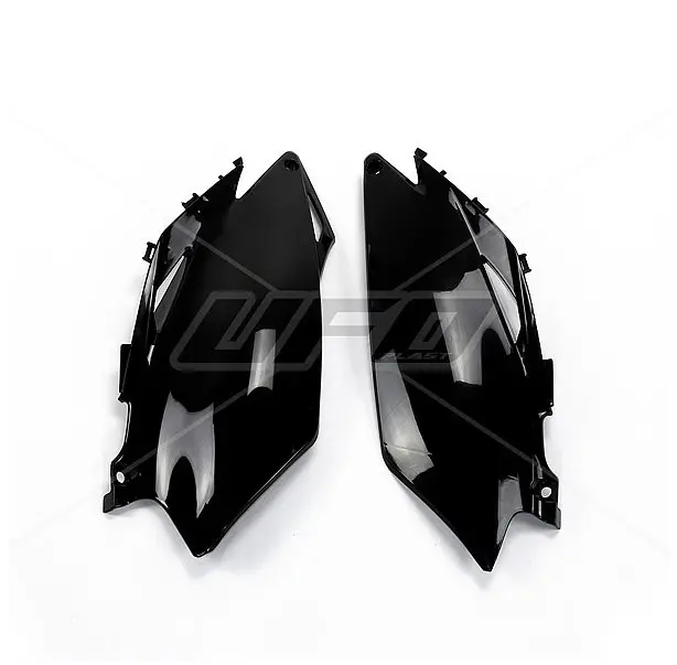 UFO boční tabulky na startovací číslo HONDA CRF 250R 11-13, CRF 450R 11-12 barva černá model USA (UFO boční tabulky na startovací číslo HONDA CRF)