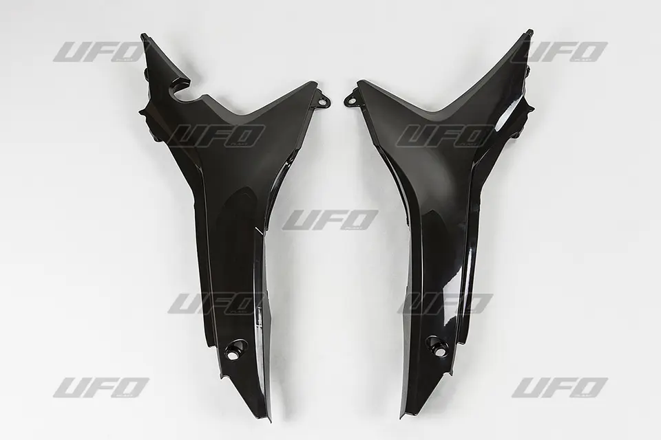 UFO kryty vzduchového filtru HONDA CRF 250R '14-'17, CRF 450R '13-'16 barva černá (sada na obě strany) (UFO kryty vzduchového filtru HONDA CRF 250R)