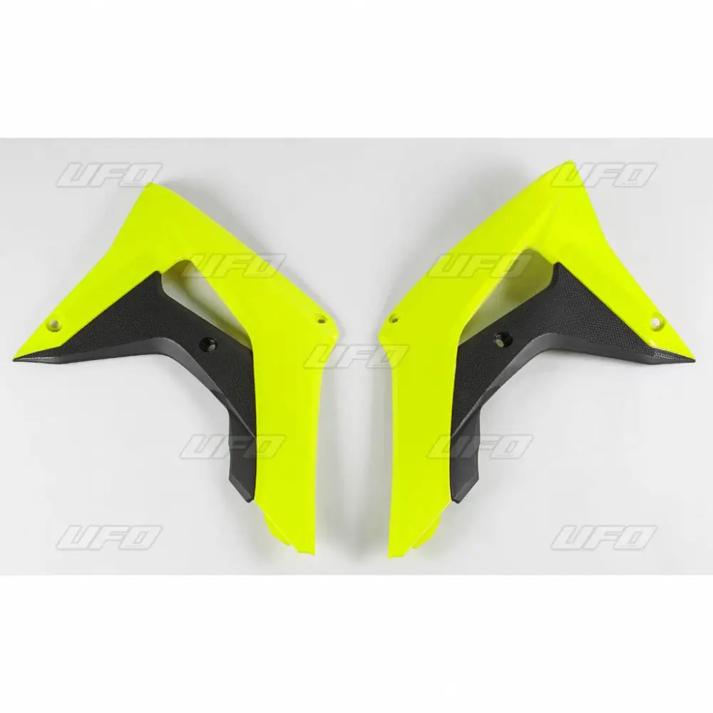UFO kryty chladiče HONDA CRF 250 R 18-21, CRF 450R 17-20, barva žlutá fluorescenční - VÝPRODEJ (UFO kryty chladiče HONDA CRF 250 R 18-21, CRF 450R)