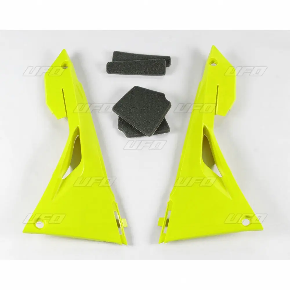UFO kryty vzduchového filtru HONDA CRF 250R-RX 18-19, CRF 450R-RX 17-19 barva žlutá fluorescenční (UFO kryty vzduchového filtru HONDA CRF 250R-RX)