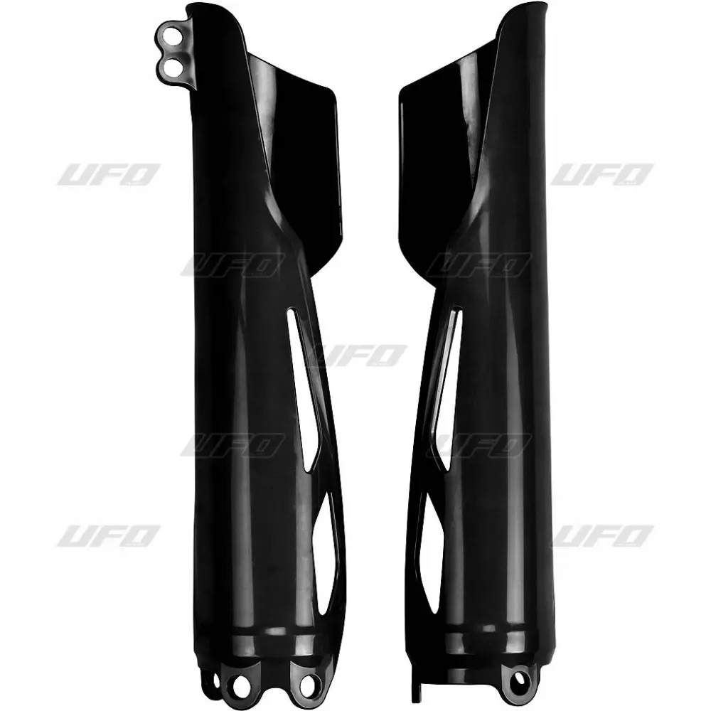 UFO kryty předních vidlic HONDA CRF 250R 19-26, CRF450R 19-26, barva černá (UFO kryty předních vidlic HONDA CRF 250R 19-26, CRF450R 19-26, barva)
