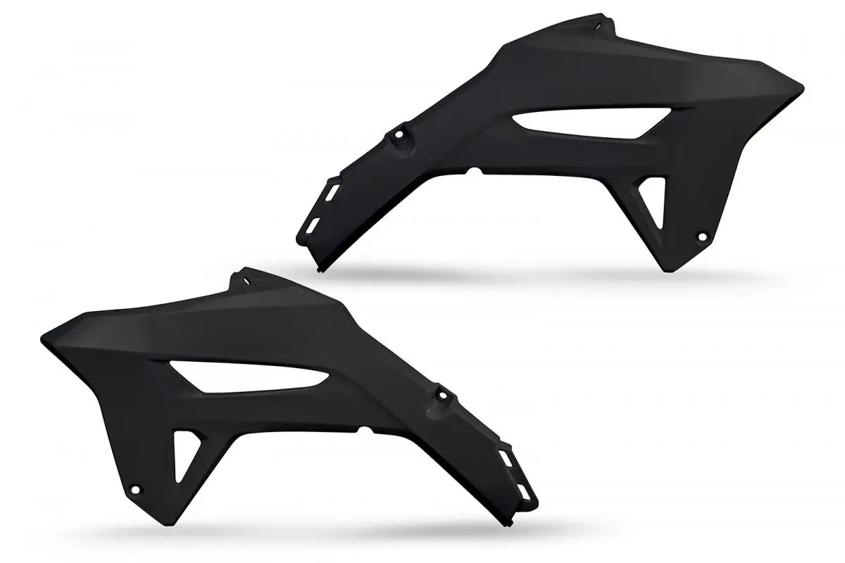 UFO kryty chladiče HONDA CRF 250R 22-24, CRF 450 R 21-24 barva černá (UFO kryty chladiče HONDA CRF 250R 22-24, CRF 450 R 21-24 barva černá)