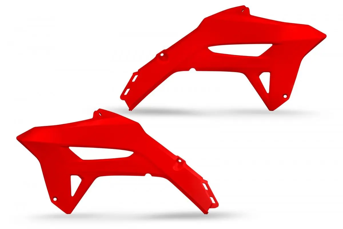 UFO kryty chladiče HONDA CRF 250R 22-24, CRF 450 R 21-24 barva červená ( )