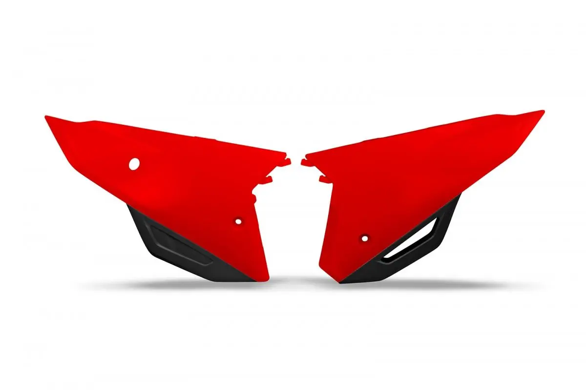UFO boční tabulky na startovací číslo HONDA CRF 250 22-24, CRF 450 R 21-24, barva červená ( )