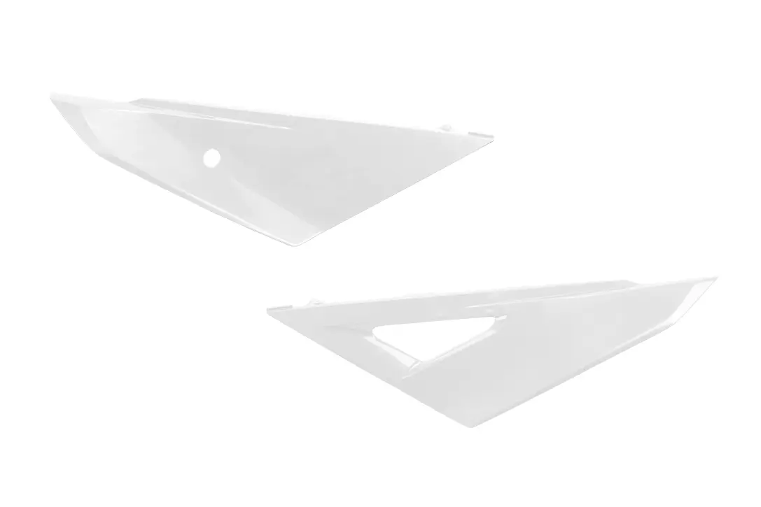 UFO boční tabulky na startovací číslo horní HONDA CRF 250R / 450R 25-26, barva bílá (UFO boční tabulky na startovací číslo horní HONDA CRF 250R /)