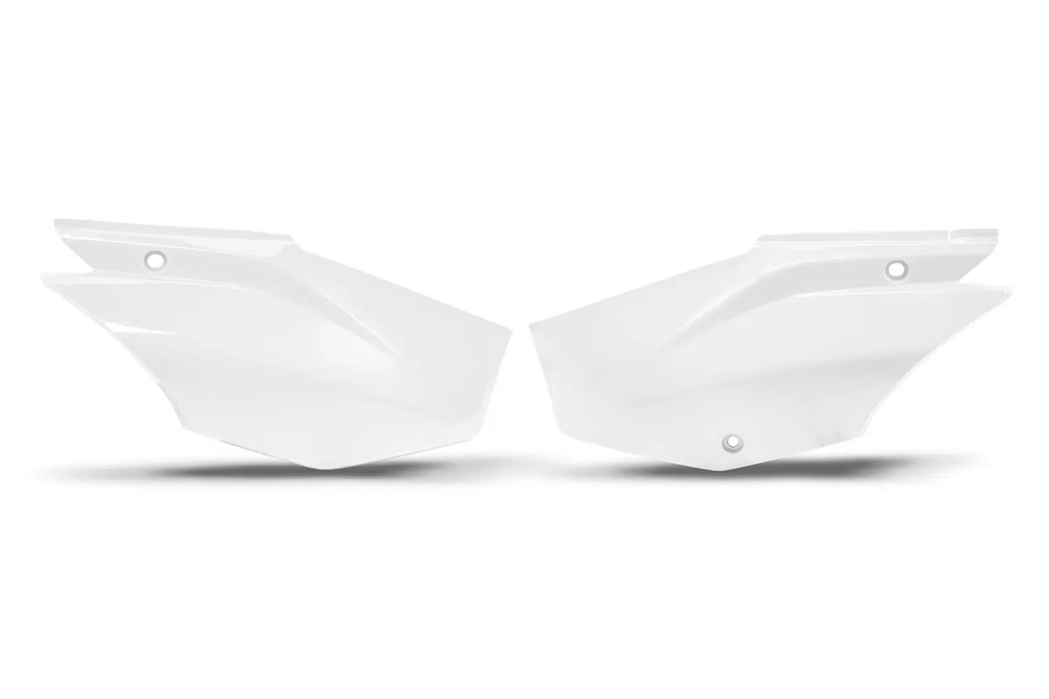 UFO boční kryty zadní části HONDA CRF 110F '19-26, CRF 125 '25-'27 barva bílá (UFO boční kryty zadní části HONDA CRF 110F '19-26, CRF 125 '25-'27)