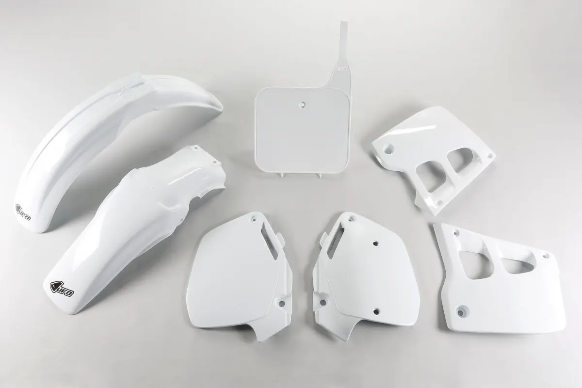 UFO kompletní sada plastů HONDA CR 125 91-92, CR 250 90-91, barva bílá (UFO kompletní sada plastů HONDA CR 125 91-92, CR 250 90-91, barva bílá)