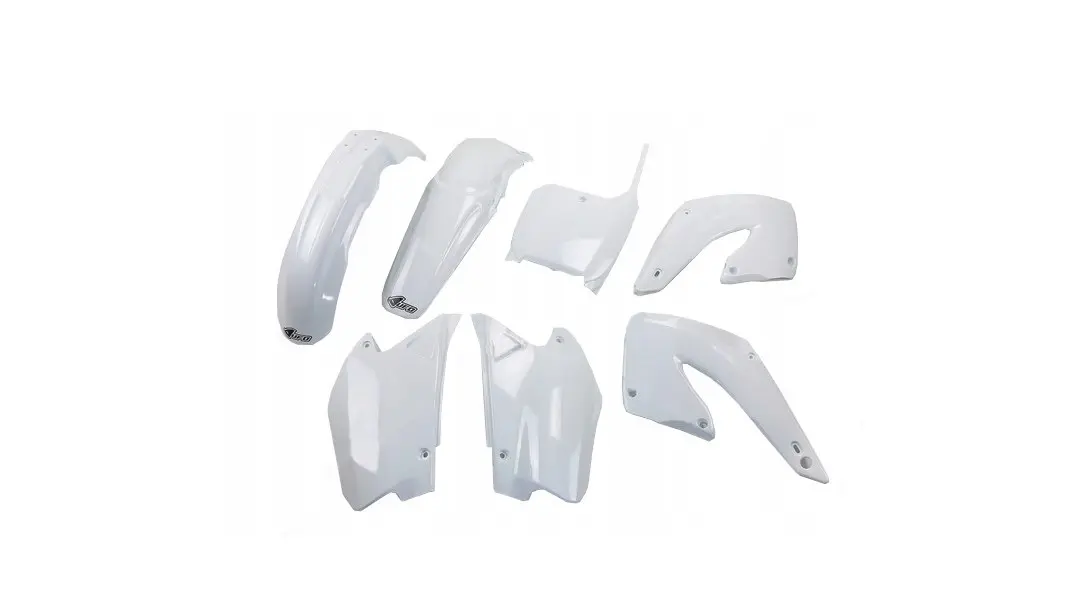UFO kompletní sada plastů HONDA CR 125/250 00-01 barva bílá (HO100E041) (UFO kompletní sada plastů HONDA CR 125/250 00-01 barva bílá (HO100E041))