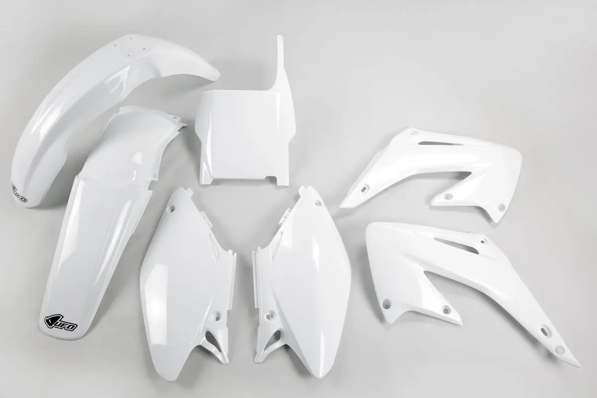 UFO kompletní sada plastů HONDA CR 125/250 04-07, barva bílá (UFO kompletní sada plastů HONDA CR 125/250 04-07, barva bílá)