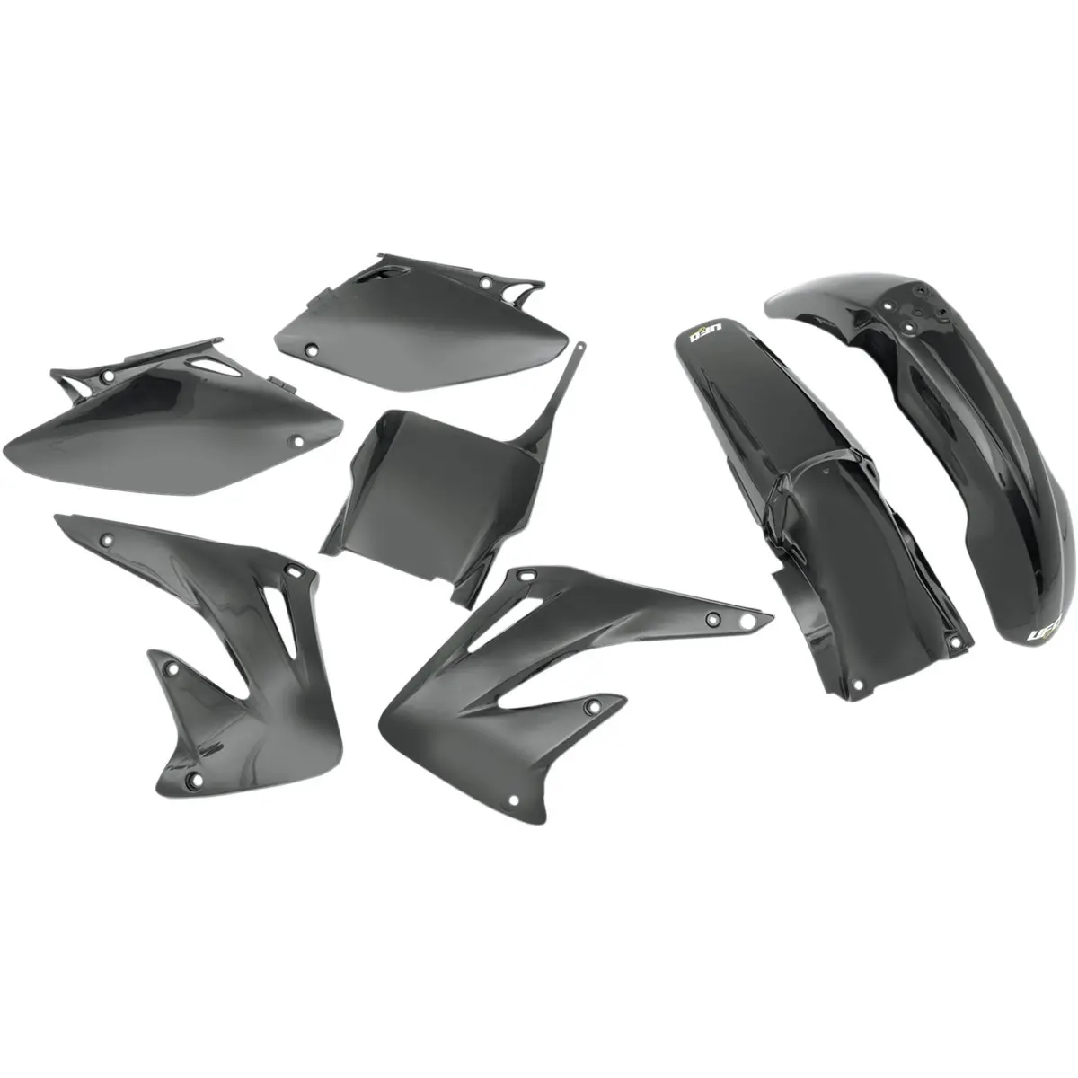 UFO kompletní sada plastů HONDA CRF 450 R 04 barva černá (HO107E001) (UFO kompletní sada plastů HONDA CRF 450 R 04 barva černá (HO107E001))