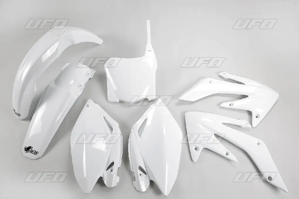 UFO kompletní sada plastů HONDA CRF 250R 08-09 barva bílá = HO112BE041 (HO112E041) (UFO kompletní sada plastů HONDA CRF 250R 08-09 barva bílá =)