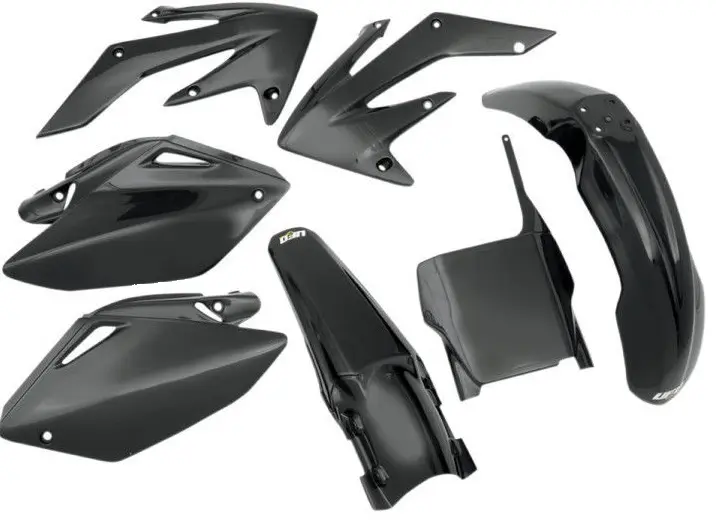 UFO kompletní sada plastů HONDA CRF 250R 11-13, CRF 450R 11-12 barva černá (HO114E001) (UFO kompletní sada plastů HONDA CRF 250R 11-13, CRF 450R)