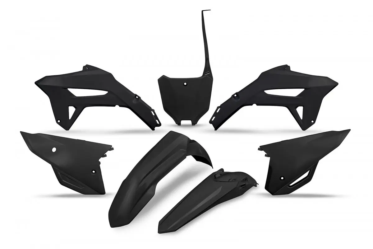 UFO kompletní sada plastů HONDA CRF 250R 22-24, CRF 450R 21-24 barva černá (UFO kompletní sada plastů HONDA CRF 250R 22-24, CRF 450R 21-24 barva)