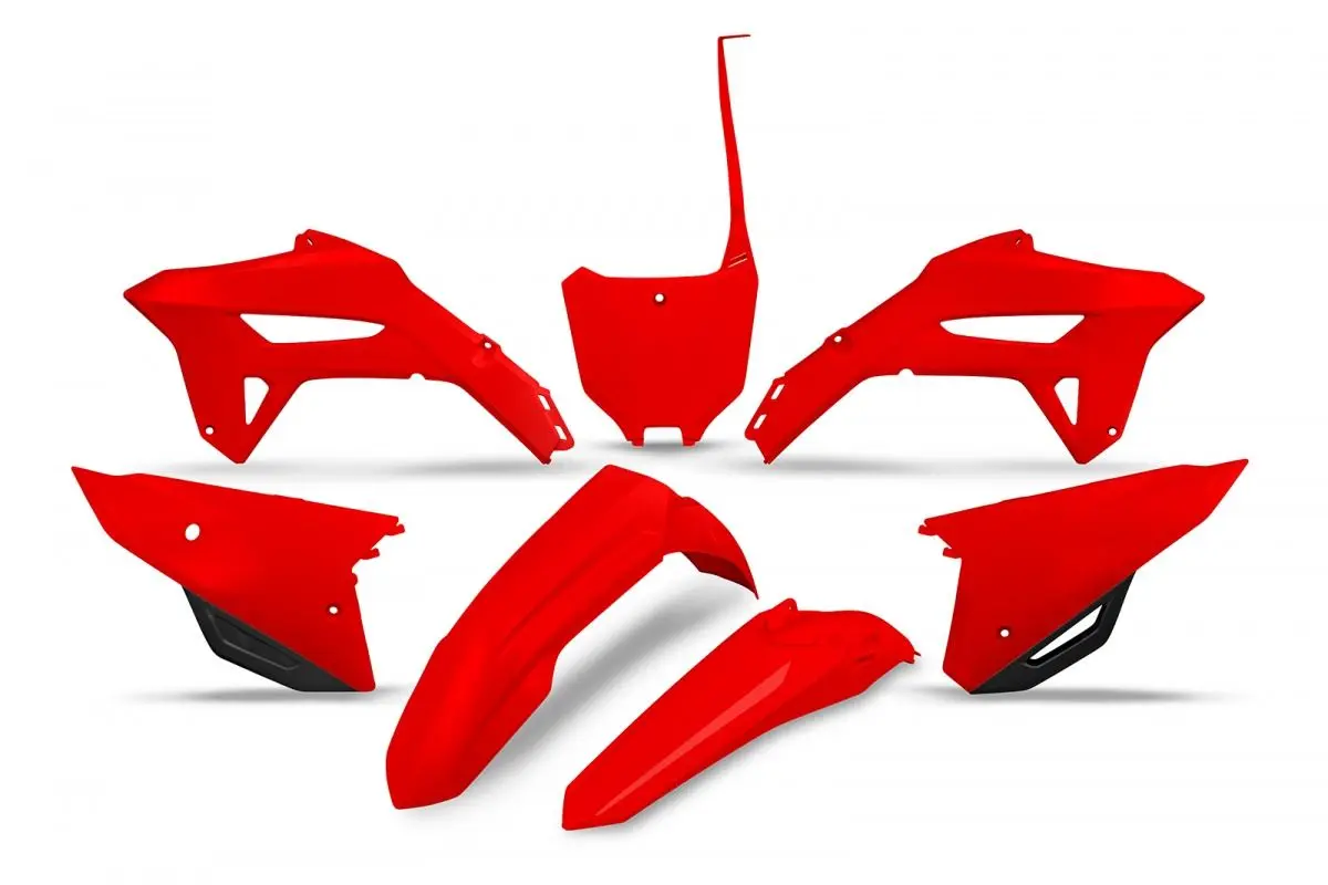 UFO kompletní sada plastů HONDA CRF 250R 22-24, CRF 450R 21-24 barva OEM 21 (červená) (UFO kompletní sada plastů HONDA CRF 250R 22-24, CRF 450R 21-24)