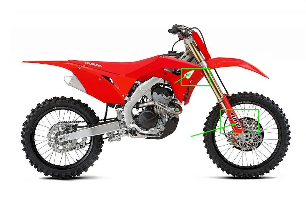 UFO kompletní sada plastů HONDA CRF 250R 18-21, CRF 450R 17-20 barva červená ( včetně krytů přední vidlice a samolepek ) (UFO kompletní sada plastů)