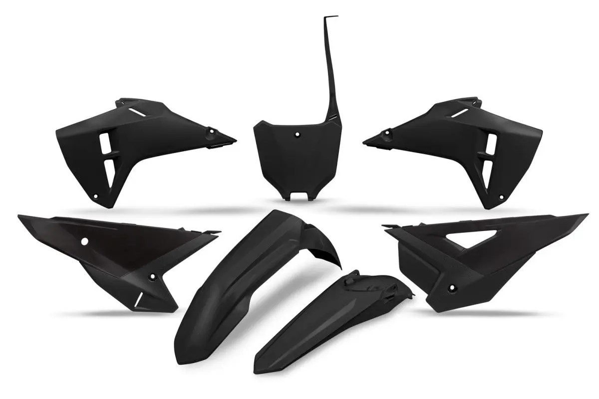 UFO kompletní sada plastů HONDA CRF 250 / 450 R / RX / RWE 25-26 barva černá (UFO kompletní sada plastů HONDA CRF 250 / 450 R / RX / RWE 25-26 barva)