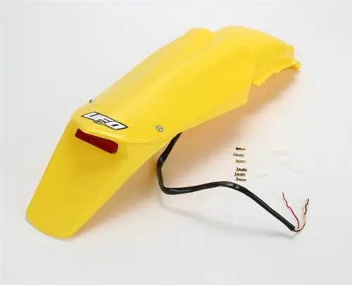 UFO zadní blatník HUSQVARNA 2T 05-09, 4T 05-07 se světlem barva žlutá HUSQVARNA (UFO zadní blatník HUSQVARNA 2T 05-09, 4T 05-07 se světlem barva)
