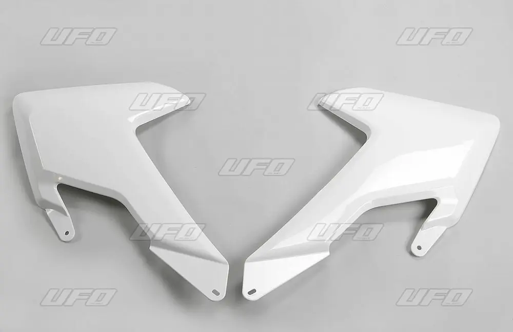 UFO kryty chladiče HUSQVARNA TC 125/300 / FC 250/350/450 16-18, TC 250 / FE 250/350/450/501 / TE/TX 125/250/300 17-18 barva bílá ( )