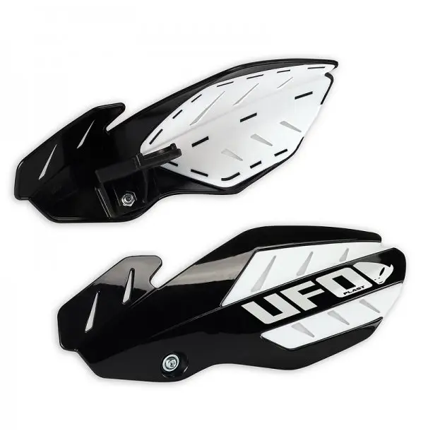 UFO chrániče páček FLAME HUSQVARNA TC 250 14-16, TE 250/300 14-16, FC 14-15, FE 14-16 barva černá/bílá (s upevněním) - nahrazený PM01652001 + PM01678