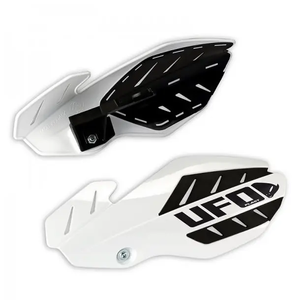 UFO chrániče páček FLAME HUSQVARNA TC 250 14-16, TE 250/300 14-16, FC 14-15, FE 14-16 barva bílá/černá (s upevněním) - nahrazený PM01652041 + PM01678