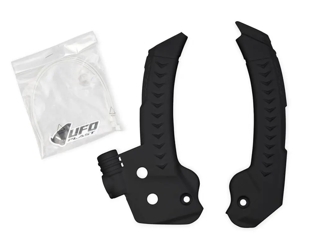 UFO kryty rámu HUSQVARNA TC 125 / 150 / 250 / 300 25-26, TX 300 25-26, FC 250 / 350 / 450 25-26, FX 350 / 450 25-26 barva černá (UFO kryty rámu)