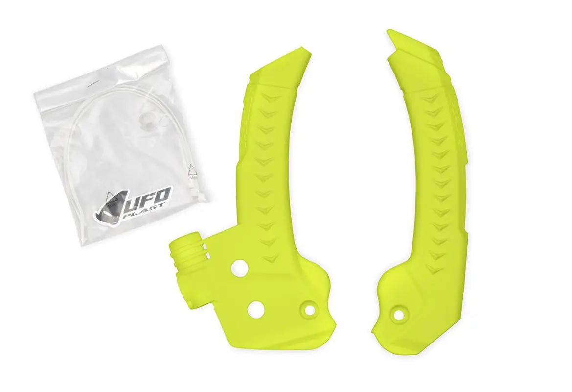 UFO kryty rámu HUSQVARNA TC 125 / 150 / 250 / 300 25-26, TX 300 25-26, FC 250 / 350 / 450 25-26, FX 350 / 450 25-26 barva žlutá (UFO kryty rámu)