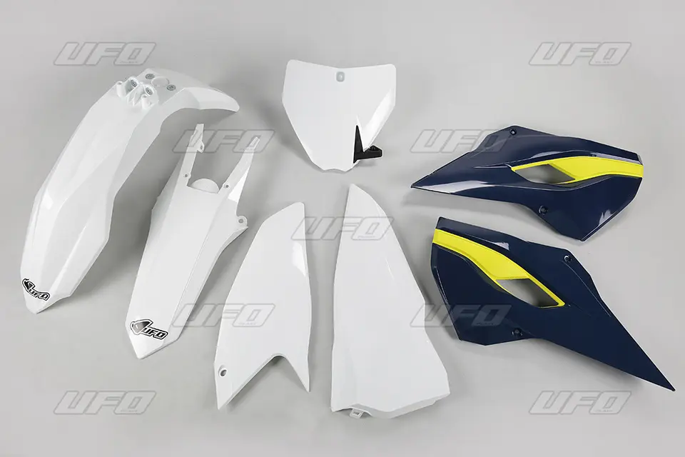 UFO kompletní sada plastů HUSQVARNA TC 250 16, barva OEM (bílá/modrá) (HU617E999) (UFO kompletní sada plastů HUSQVARNA TC 250 16, barva OEM)